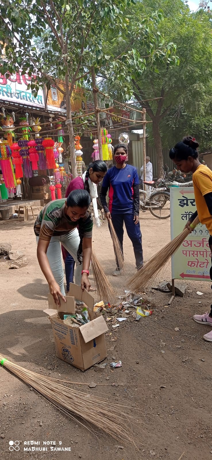 Cleaning campaign at Ravalgaon Naka